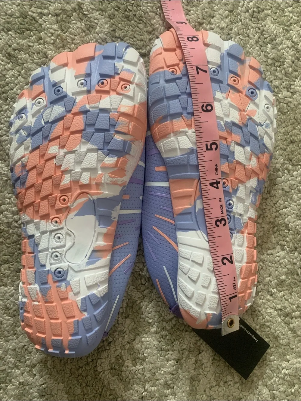 QuickShark Kids' Purple & Pink Water Shoes with Adjustable Strap